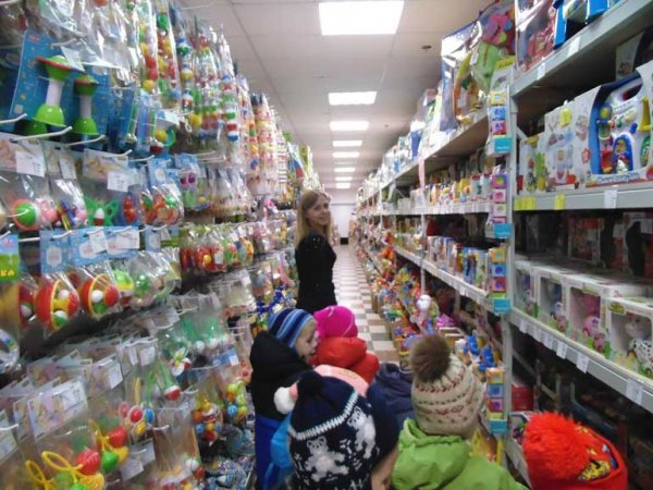 В магазине игрушек